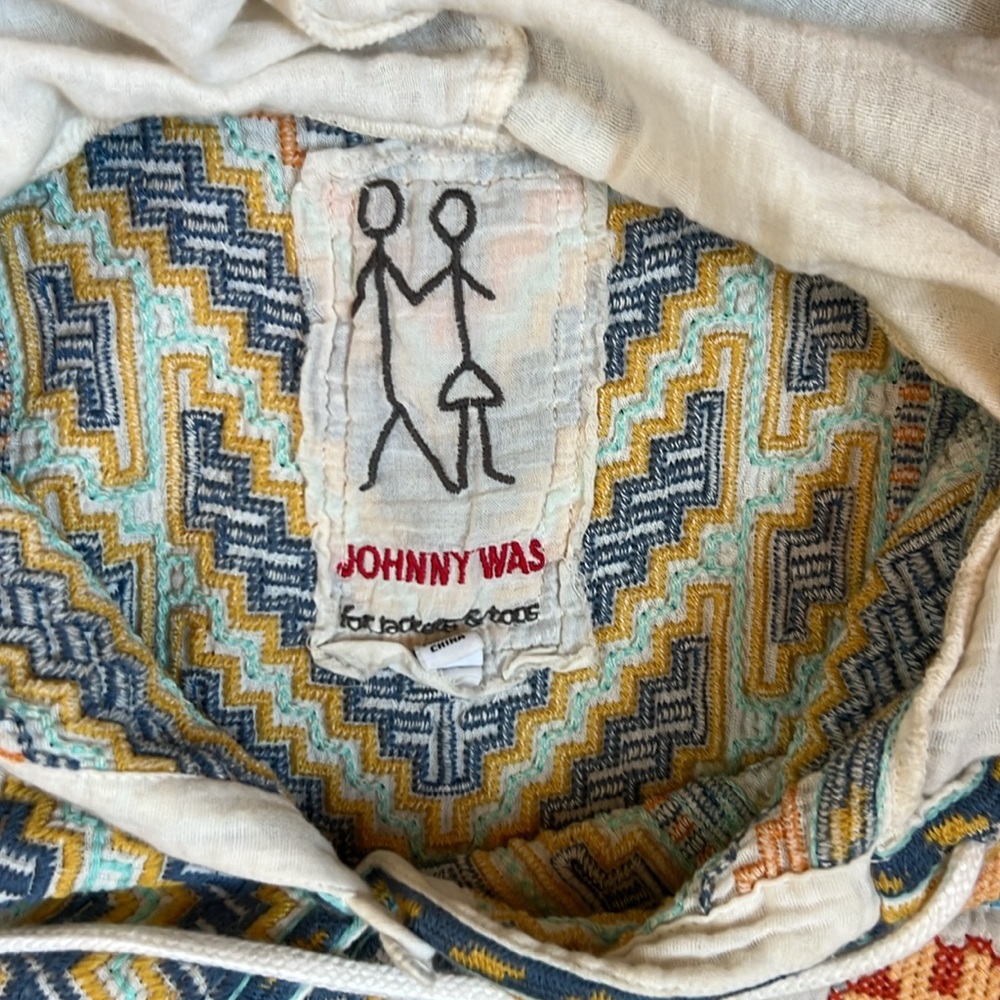 Johnny Was Hooded Top Size Small - Picture 5 of 10